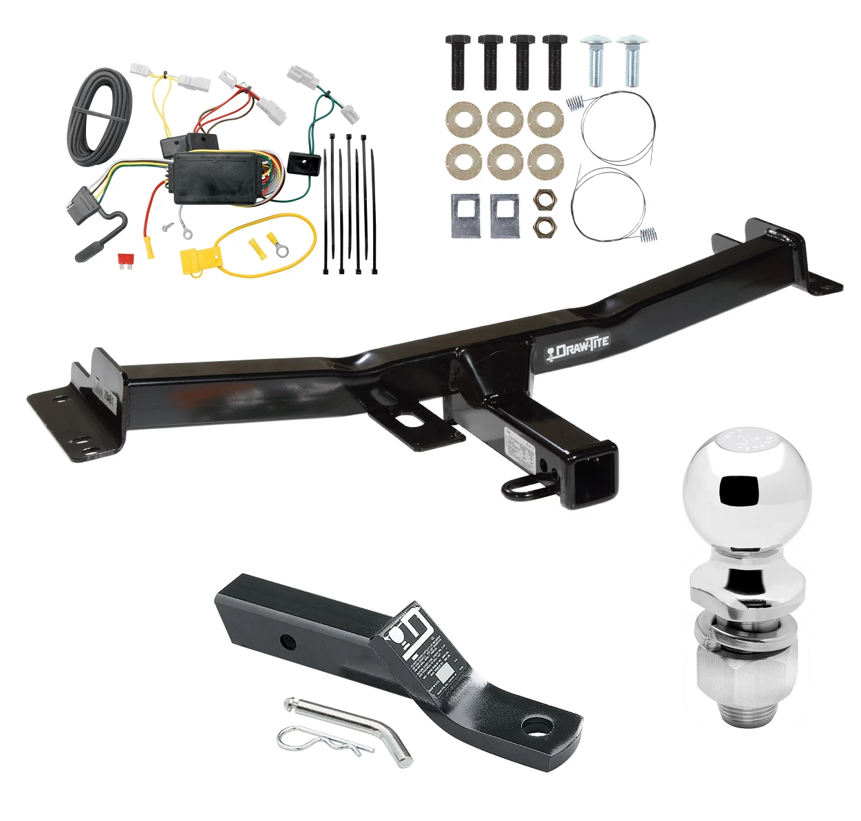 Trailer Tow Hitch For 07-14 Toyota FJ Cruiser Complete Package w