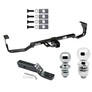 Trailer Tow Hitch For 07-09 Hyundai Santa Fe Receiver w/ 1-7/8" and 2" Ball