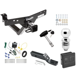 Trailer Tow Hitch For 00-06 BMW X5 All Models Deluxe Package Wiring 2" Ball and Lock