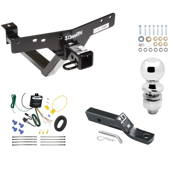 Trailer Tow Hitch For 00-06 BMW X5 All Models Complete Package w/ Wiring and 2" Ball