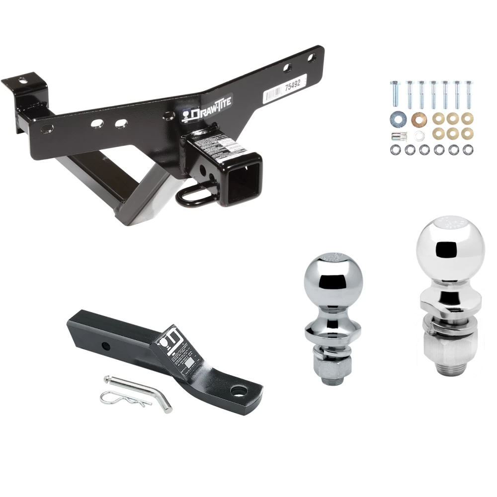 Trailer Tow Hitch For 00-06 BMW X5 All Models Receiver w/ 1-7/8" and 2" Ball