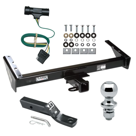 Custom Fit Trailer Hitch Wiring Harness (Plug & Play) 2" Drop Ball-Mount w/ Pin/Clip 1-7/8" Chrome Ball Installation Hardware Installation Instructions 75500 118311 23 63816 Draw-Tite Trailer Tow Hitch 73-84 Chevy GMC Suburban C10 C15 C1500 Trailer Tow Hitch For 73-84 Chevy GMC Suburban C10 C15 C1500 C20 C25 C2500 K10 K15 K1500 K20 K25 K2500 Complete Package w/ Wiring and 1-7/8" Ball