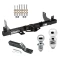 Trailer Tow Hitch For 06-08 Ford F-150 Lincoln Mark LT w/o OEM Hitch Receiver w/ 1-7/8" and 2" Ball