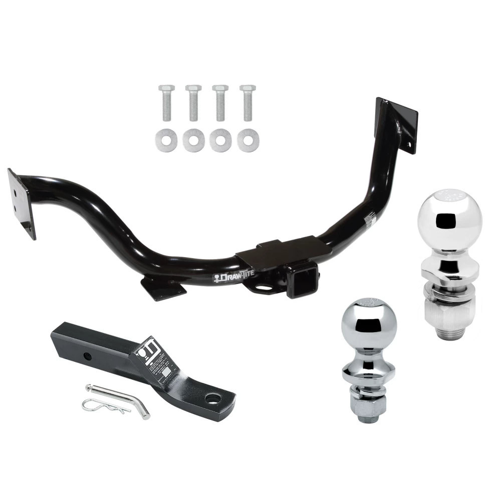 Trailer Tow Hitch For 03-09 KIA Sorento All Models Receiver w/ 1-7/8" and 2" Ball