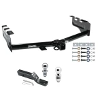 Trailer Tow Hitch For 99-13 Chevy Silverado GMC Sierra 1500 2007 Classic 99-04 2500 LD 01-06 1500 HD Receiver w/ 1-7/8" and 2" Ball