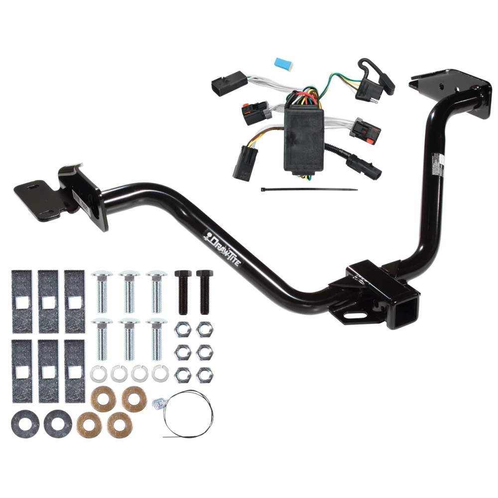 Trailer Tow Hitch For 04-08 Chrysler Pacifica w/ Tow Prep PKG w/ Wiring Harness Kit