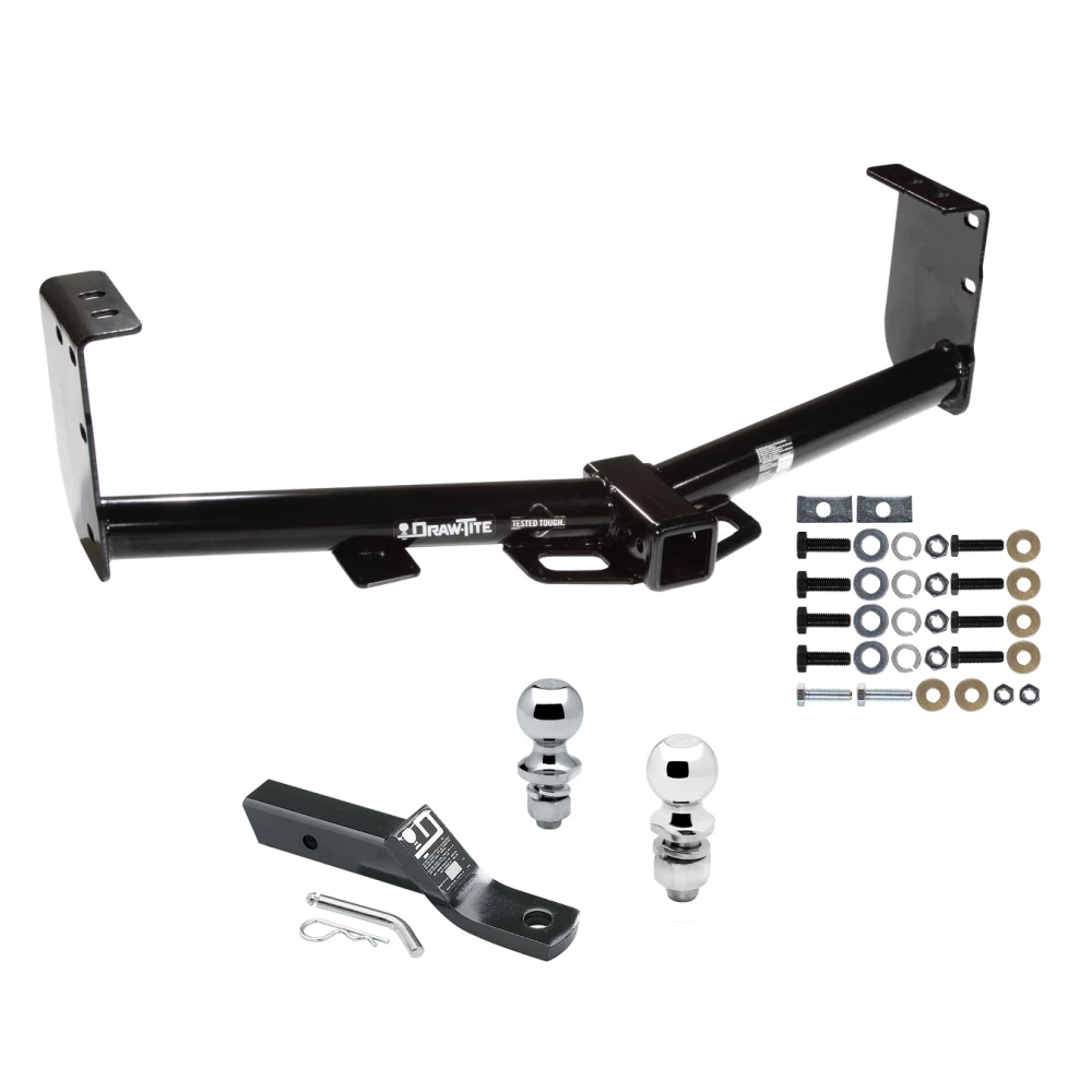 Trailer Tow Hitch For 07-21 Toyota Tundra Except OEM Receiver Receiver w/ 1-7/8" and 2" Ball