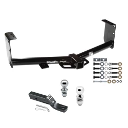 Trailer Tow Hitch For 07-21 Toyota Tundra Except OEM Receiver Receiver w/ 1-7/8" and 2" Ball