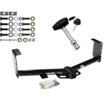 Trailer Tow Hitch For 07-21 Toyota Tundra Except OEM Receiver w/ Security Lock Pin Key