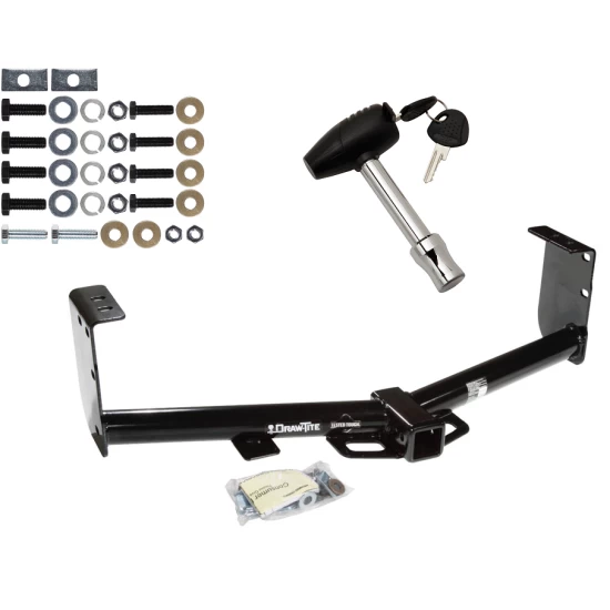 Trailer Tow Hitch For 07-21 Toyota Tundra Except OEM Receiver w/ Security Lock Pin Key