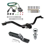 Trailer Tow Hitch For 13-17 GMC Acadia Limited Buick Enclave Chevy Traverse Complete Package w/ Wiring and 1-7/8" Ball