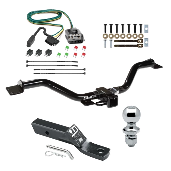 Trailer Tow Hitch For 13-17 GMC Acadia Limited Buick Enclave Chevy Traverse Complete Package w/ Wiring and 1-7/8" Ball