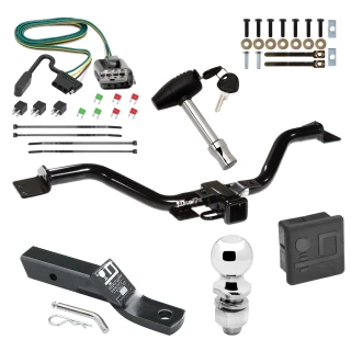 Trailer Tow Hitch For 13-17 GMC Acadia Limited Buick Enclave Chevy Traverse Deluxe Package Wiring 2" Ball and Lock