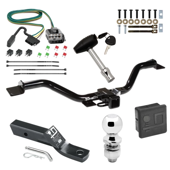 Trailer Tow Hitch For 13-17 GMC Acadia Limited Buick Enclave Chevy Traverse Deluxe Package Wiring 2" Ball and Lock