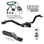 Trailer Tow Hitch For 13-17 GMC Acadia Limited Buick Enclave Chevy Traverse Complete Package w/ Wiring and 2" Ball
