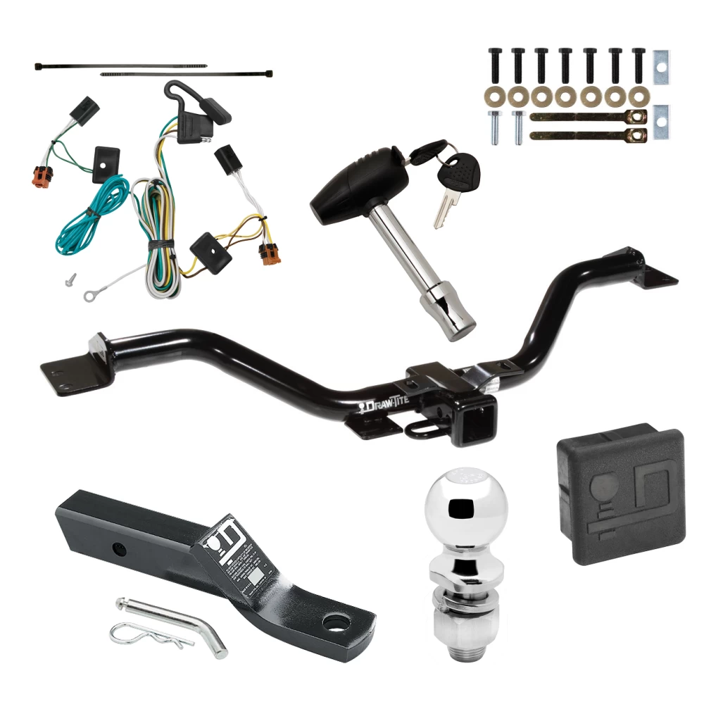 Trailer Tow Hitch For 07-12 GMC Acadia All Models Deluxe Package Wiring 2" Ball and Lock