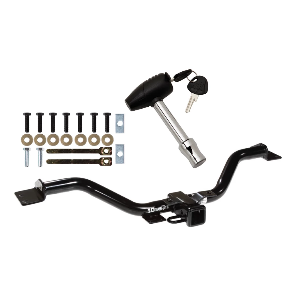 Trailer Tow Hitch For 09-17 Chevy Traverse 07-17 GMC Acadia Buick Enclave Saturn Outlook w/ Security Lock Pin Key