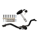 Trailer Tow Hitch For 09-17 Chevy Traverse 07-17 GMC Acadia Buick Enclave Saturn Outlook w/ Security Lock Pin Key