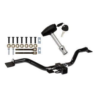 Trailer Tow Hitch For 09-17 Chevy Traverse 07-17 GMC Acadia Buick Enclave Saturn Outlook w/ Security Lock Pin Key