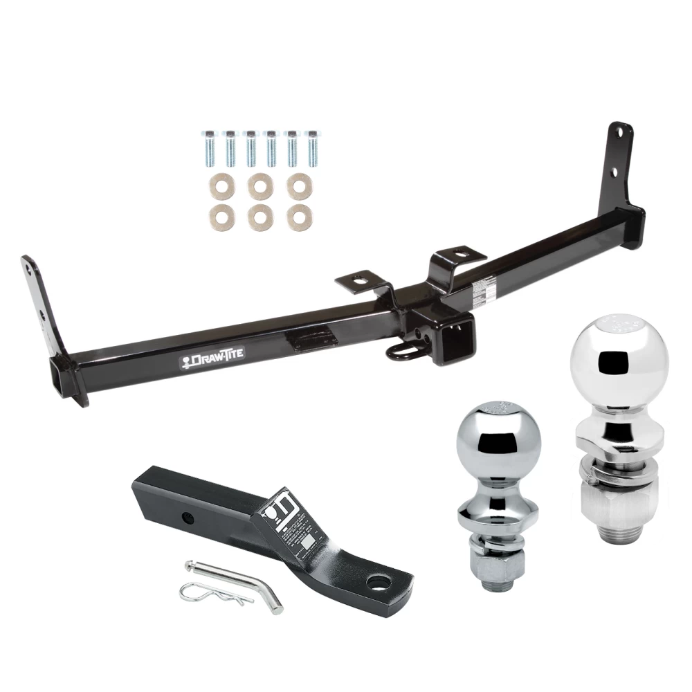 Custom Fit Trailer Hitch 2" Drop Ball-Mount w/ Pin/Clip 1-7/8" and 2" Chrome Ball Installation Hardware Installation Instructions 75529 23 63845 63816 Draw-Tite Trailer Tow Hitch 07-09 Suzuki XL-7 Receiver 1-7/8" and 2" Ball 07 0 Trailer Tow Hitch For 07-09 Suzuki XL-7 Receiver w/ 1-7/8" and 2" Ball