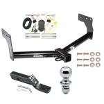 Trailer Tow Hitch For 07-15 Mazda CX-9 All Models Complete Package w/ Wiring and 1-7/8" Ball