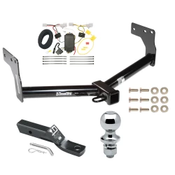 Trailer Tow Hitch For 07-15 Mazda CX-9 Complete Package w/ Wiring and 1-7/8" Ball