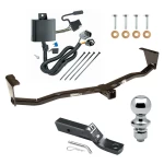 Trailer Tow Hitch For 07-12 Hyundai Veracruz All Models Complete Package w/ Wiring and 1-7/8" Ball
