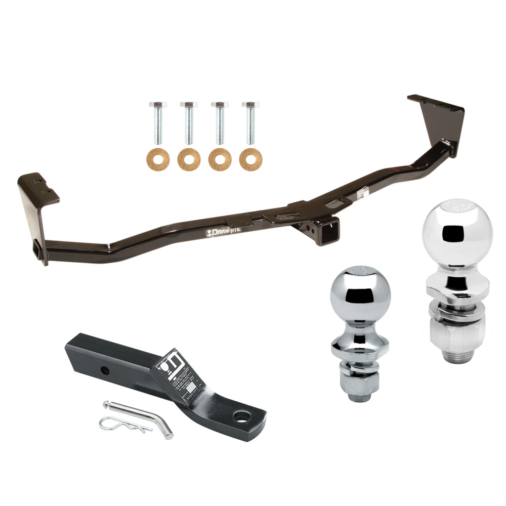 Trailer Tow Hitch For 07-12 Hyundai Veracruz Receiver w/ 1-7/8" and 2" Ball