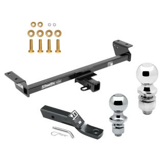 Trailer Tow Hitch For 16-22 Lexus RX350 RX450h Receiver w/ 1-7/8" and 2" Ball