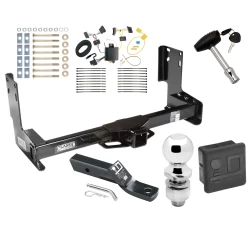 Trailer Tow Hitch For 14-25 Freightliner Mercedes-Benz Sprinter 1500 2500 3500 w/o Factory Step Bumper Deluxe Package Wiring 2" Ball and Lock