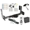 Trailer Tow Hitch For 14-25 Freightliner Mercedes-Benz Sprinter 1500 2500 3500 w/o Factory Step Bumper Deluxe Package Wiring 2" Ball and Lock