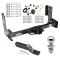 Trailer Tow Hitch For 07-13 Mercedes-Benz Freightliner 07-09 Dodge Sprinter 2500 3500 w/o Factory Step Bumper Complete Package w/ Wiring and 1-7/8" Ball without Factory Step Bumper