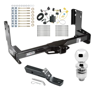 Trailer Tow Hitch For 07-13 Mercedes-Benz Freightliner 07-09 Dodge Sprinter 2500 3500 w/o Factory Step Bumper Complete Package w/ Wiring and 2" Ball