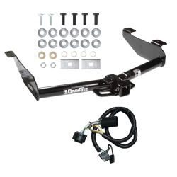 Trailer Tow Hitch For 01-10 Chevy Silverado GMC Sierra 2500 HD 3500 HD 07-07 Classic w/ Wiring Harness Kit