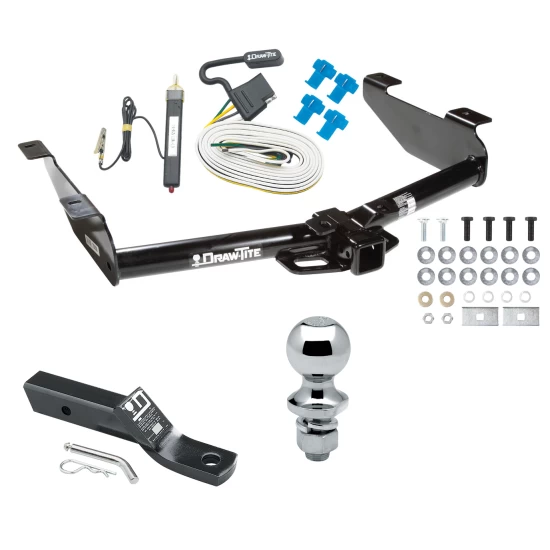 Custom Fit Trailer Hitch Wiring Harness (Requires Splicing) 2" Drop Ball-Mount w/ Pin/Clip 1-7/8" Chrome Ball Installation Hardware Installation Instructions 75550 20252 23 63816 Draw-Tite Trailer Tow Hitch 01-07 Chevy Silverado GMC Sierra 2500 Trailer Tow Hitch For 01-07 Chevy Silverado GMC Sierra 2500 HD 3500 Complete Package w/ Wiring and 1-7/8" Ball