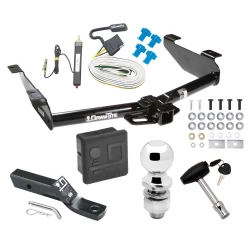 Trailer Tow Hitch For 01-07 Chevy Silverado GMC Sierra 2500 HD 3500 Deluxe Package Wiring 2" Ball and Lock