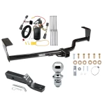 Custom Fit Trailer Hitch Wiring Harness (Plug & Play) 2" Drop Ball-Mount w/ Pin/Clip 1-7/8" Chrome Ball Installation Hardware Installation Instructions 75551 118410 23 63816 Draw-Tite Trailer Tow Hitch 07-10 KIA Sedona Complete Package Wiri Trailer Tow Hitch For 07-10 KIA Sedona Complete Package w/ Wiring and 1-7/8" Ball