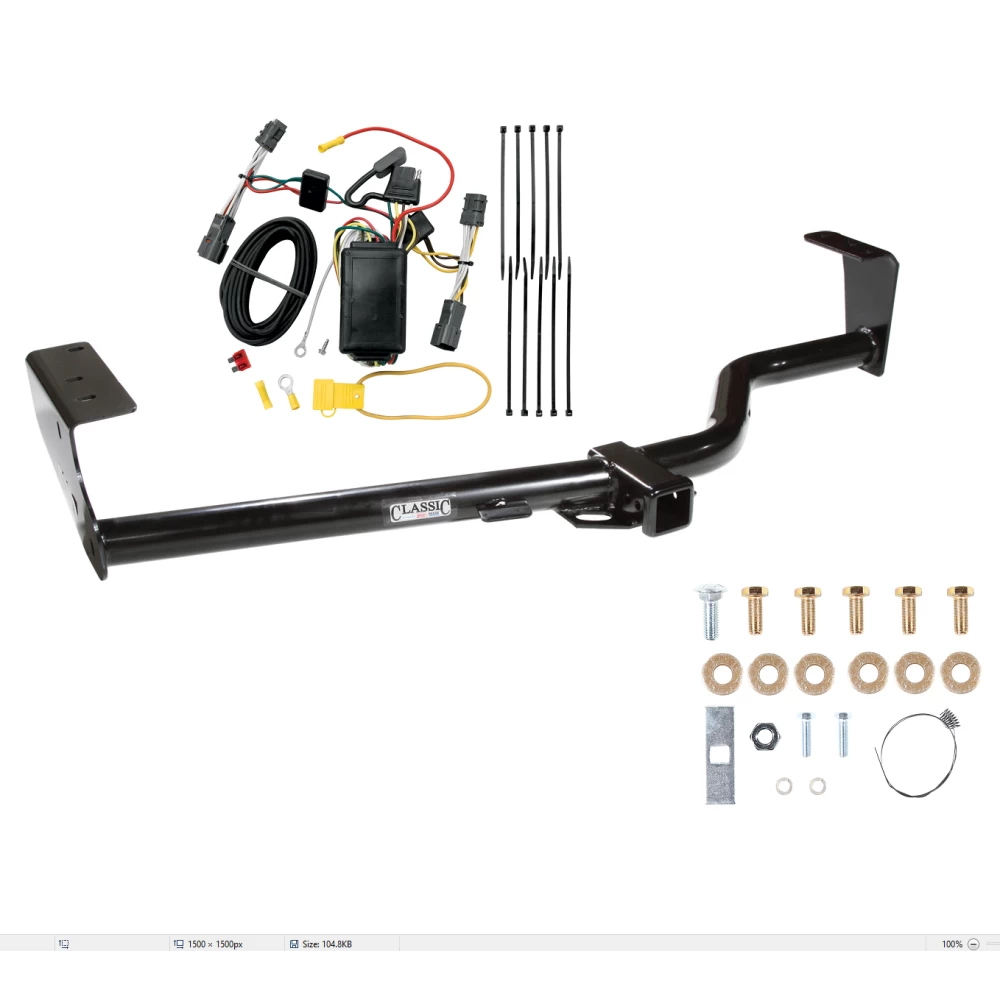 Custom Fit Trailer Hitch Wiring Harness (Plug & Play) Installation Hardware Installation Instructions 75551 118410 Draw-Tite Trailer Tow Hitch 07-10 KIA Sedona Wiring Harness Kit 07 08 09 10 2007 2008 2009 2010 Trailer Tow Hitch For 07-10 KIA Sedona w/ Wiring Harness Kit