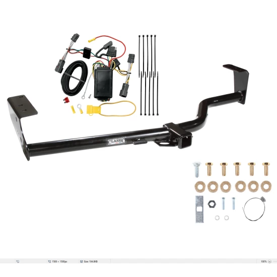 Custom Fit Trailer Hitch Wiring Harness (Plug & Play) Installation Hardware Installation Instructions 75551 118410 Draw-Tite Trailer Tow Hitch 07-10 KIA Sedona Wiring Harness Kit 07 08 09 10 2007 2008 2009 2010 Trailer Tow Hitch For 07-10 KIA Sedona w/ Wiring Harness Kit