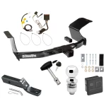 Custom Fit Trailer Hitch Wiring Harness (Plug & Play) 2" Drop Ball-Mount w/ Pin/Clip 2" Chrome Ball Security Lock Pin Rubber Hitch Plug Cover Installation Hardware Installation Instructions 75555 118518 23 63845 580407 7010 Draw-Tite Traile Trailer Tow Hitch For 07-13 Mitsubishi Outlander Deluxe Package Wiring 2" Ball and Lock