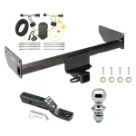 Trailer Tow Hitch For 08-10 Saturn Vue 12-12 Chevrolet Captiva Sport Complete Package w/ Wiring and 1-7/8" Ball
