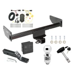 Trailer Tow Hitch For 08-10 Saturn Vue 12-12 Chevrolet Captiva Sport Deluxe Package Wiring 2" Ball and Lock