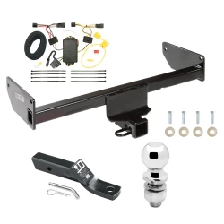 Trailer Tow Hitch For 08-10 Saturn Vue 12-12 Chevrolet Captiva Sport Complete Package w/ Wiring and 2" Ball
