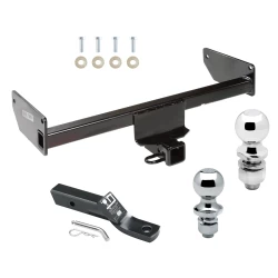 Trailer Tow Hitch For 12-15 Chevy Captiva Sport 08-10 Saturn Vue Receiver w/ 1-7/8" and 2" Ball