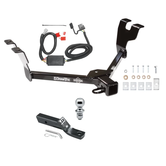 Trailer Tow Hitch For 05-07 Subaru Legacy Wagon 05-09 Outback Wagon Complete Package w/ Wiring and 1-7/8" Ball
