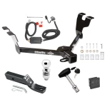 Trailer Tow Hitch For 05-07 Subaru Legacy Wagon 05-09 Outback Wagon Deluxe Package Wiring 2" Ball and Lock