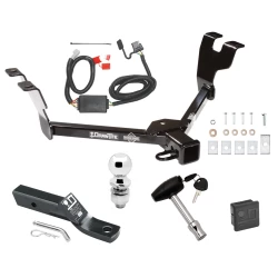 Trailer Tow Hitch For 05-07 Subaru Legacy Wagon 05-09 Outback Wagon Deluxe Package Wiring 2" Ball and Lock