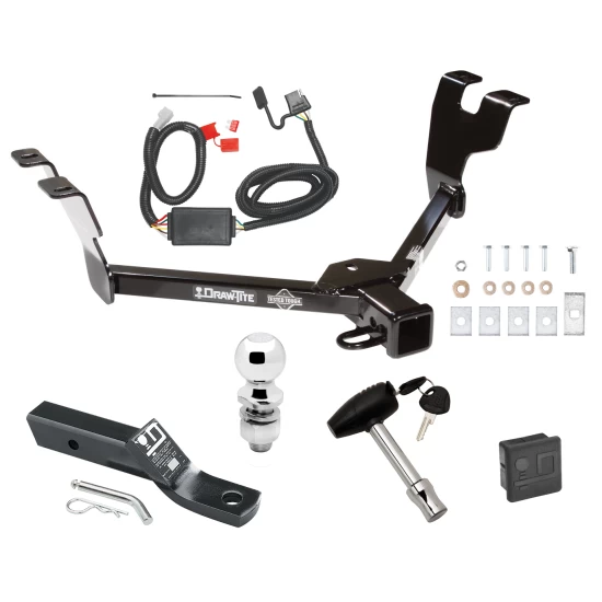 Trailer Tow Hitch For 05-07 Subaru Legacy Wagon 05-09 Outback Wagon Deluxe Package Wiring 2" Ball and Lock