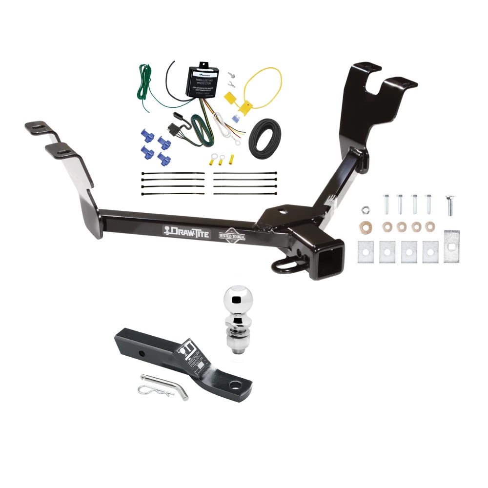 Trailer Tow Hitch For 05-07 Subaru Outback Sedan 08-09 Legacy Complete Package w/ Wiring and 2" Ball