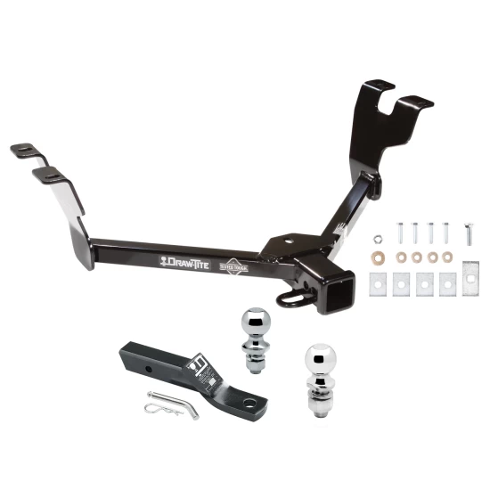 Trailer Tow Hitch For 05-09 Subary Legacy Outback Sedan & Wagon Except Sport Receiver w/ 1-7/8" and 2" Ball